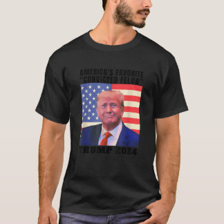 トランプ2024アメリカの有罪お気に入りのフェロンアメル Tシャツ