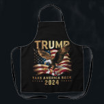 トランプ2024アメリカを取り戻すアメリカ国旗トランプ2 エプロン<br><div class="desc">トランプ2024アメリカを取り戻すアメリカ国旗トランプ2024</div>