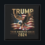 トランプ2024アメリカを取り戻すアメリカ国旗トランプ2 マグネット<br><div class="desc">トランプ2024アメリカを取り戻すアメリカ国旗トランプ2024</div>