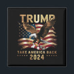 トランプ2024アメリカを取り戻すアメリカ国旗トランプ2 マグネット<br><div class="desc">トランプ2024アメリカを取り戻すアメリカ国旗トランプ2024</div>