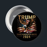 トランプ2024アメリカを取り戻すアメリカ国旗トランプ2 缶バッジ<br><div class="desc">トランプ2024アメリカを取り戻すアメリカ国旗トランプ2024</div>