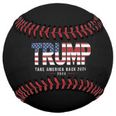 トランプ2024アメリカを取り戻すアメリカ2024ギフト ソフトボール (正面)