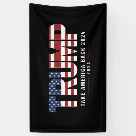 トランプ2024アメリカを取り戻すアメリカ2024ギフト 横断幕 (縦)