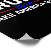 トランプ2024アメリカを取り戻す選挙 – リターン ポスター (角)