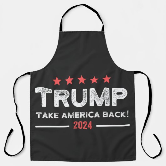 トランプ2024アメリカを取り戻す エプロン (正面)