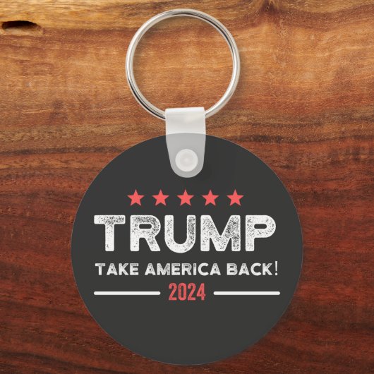 トランプ2024アメリカを取り戻す キーホルダー (正面)