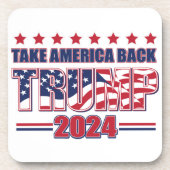 トランプ2024アメリカを取り戻す コースター (正面)