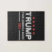 トランプ2024アメリカを取り戻す ジグソーパズル (横)