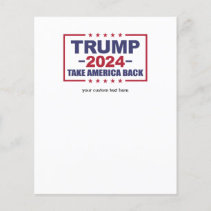 トランプ2024アメリカを取り戻す チラシ