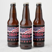 トランプ2024アメリカを取り戻す ビールラベル (ボトル)