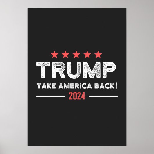 トランプ2024アメリカを取り戻す ポスター (正面)