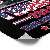 トランプ2024アメリカを取り戻す ポスター (角)