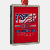トランプ2024アメリカを取り戻す メタルオーナメント (右)