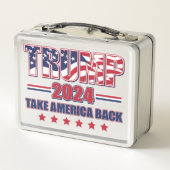 トランプ2024アメリカを取り戻す メタルランチボックス (裏面)