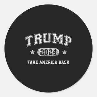 トランプ2024アメリカを取り戻す ラウンドシール