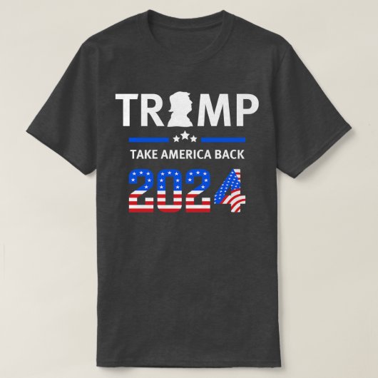 トランプ2024アメリカを取り戻す(12) Tシャツ (デザイン正面)