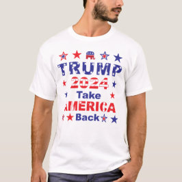 トランプ2024アメリカを取り戻す Tシャツ