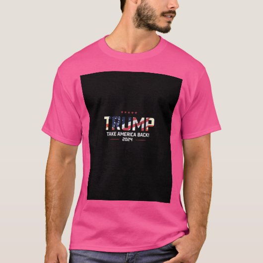 トランプ2024アメリカを取り戻す Tシャツ (正面)