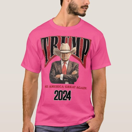 トランプ2024アメリカを取り戻す Tシャツ (正面)
