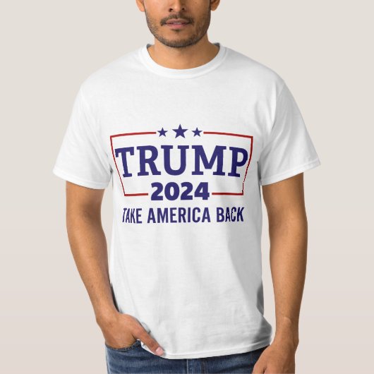 トランプ2024アメリカを取り戻す Tシャツ (正面)