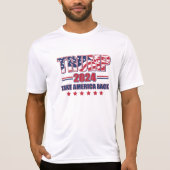 トランプ2024アメリカを取り戻す Tシャツ (正面)