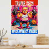 トランプ2024アメリカを強くする ポスター (キッチン)