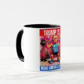 トランプ2024アメリカを強くする マグカップ (正面左)