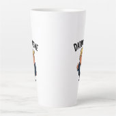 トランプ2024アメリカを連れ戻すパパの家 カフェラテマグ (正面)