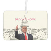 トランプ2024アメリカを連れ戻すパパの家 カーエアーフレッシュナー (裏面)