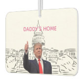 トランプ2024アメリカを連れ戻すパパの家 カーエアーフレッシュナー (左)