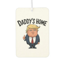 トランプ2024アメリカを連れ戻すパパの家 カーエアーフレッシュナー