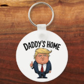 トランプ2024アメリカを連れ戻すパパの家 キーホルダー (正面)