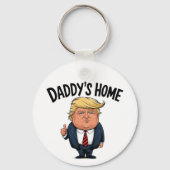 トランプ2024アメリカを連れ戻すパパの家 キーホルダー (裏面)