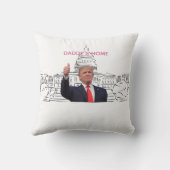 トランプ2024アメリカを連れ戻すパパの家 クッション (裏面)