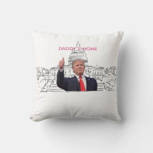 トランプ2024アメリカを連れ戻すパパの家 クッション
