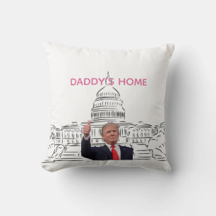 トランプ2024アメリカを連れ戻すパパの家 クッション