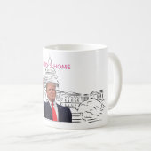 トランプ2024アメリカを連れ戻すパパの家 コーヒーマグカップ (正面右)