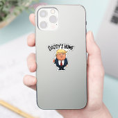 トランプ2024アメリカを連れ戻すパパの家 シール (スマートフォン)