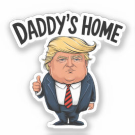トランプ2024アメリカを連れ戻すパパの家 シール