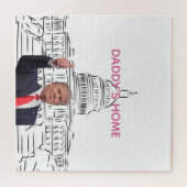 トランプ2024アメリカを連れ戻すパパの家 ジグソーパズル (横)