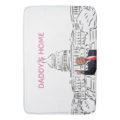 トランプ2024アメリカを連れ戻すパパの家 バスマット (正面縦)