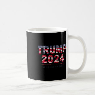 トランプ2024アメリカを7月4日米国国旗に戻す コーヒーマグカップ