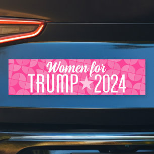 トランプ2024アメリカ保の女性素晴らし バンパーステッカー