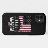 トランプ2024アメリカ国旗おじいちゃんベテラン Case-Mate iPhoneケース (裏面(横))