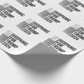 トランプ2024アメリカ愛国国旗のヒスパニック ラッピングペーパー (角)