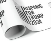 トランプ2024アメリカ愛国国旗のヒスパニック ラッピングペーパー (ロールコーナー)