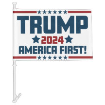 トランプ2024アメリカ最初の自動車国旗