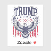 トランプ2024アメリカBald Eagle Proトランプ シール (シート)