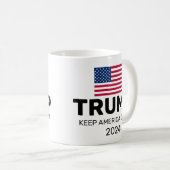 トランプ2024ア保メリカ素晴らし コーヒーマグカップ (正面右)