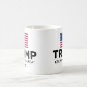 トランプ2024ア保メリカ素晴らし コーヒーマグカップ (中央)